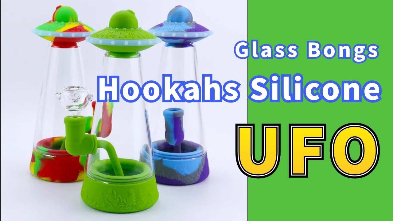 UFO Silicone Glass Bongs Bubbler Water Pipes Portable Oil Rigs With Bowl ShareBongs Product Review