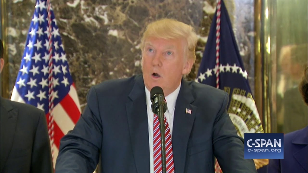 President Trump answers questions on Charlottesville (C-SPAN)