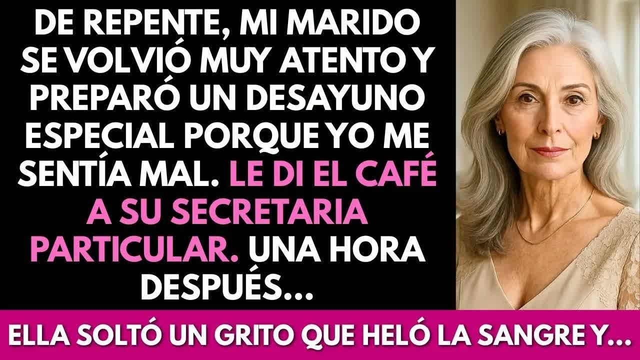 Mi marido hizo un desayuno especial, tuve un mal presentimiento y se lo di a su secretaria Enton