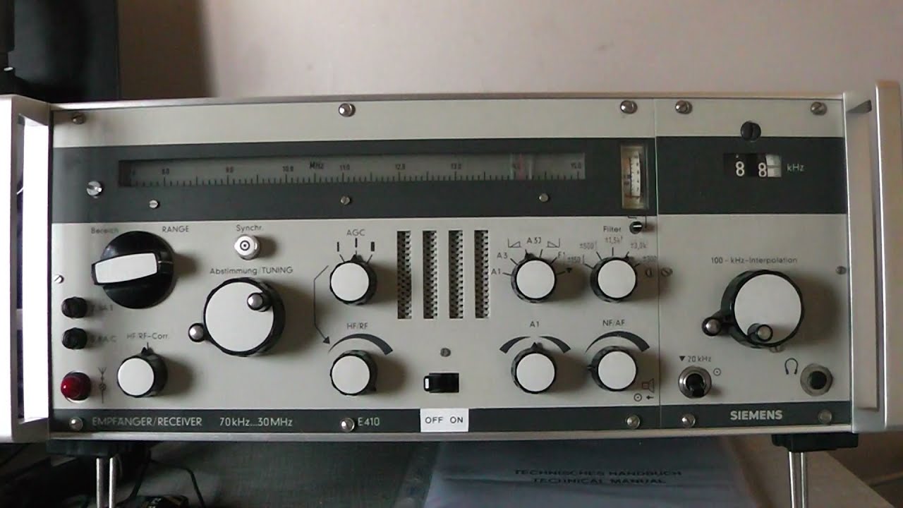 Empfänger Receiver Siemens E410 (Debeg 7201) in 40 e 20 metri L/USB