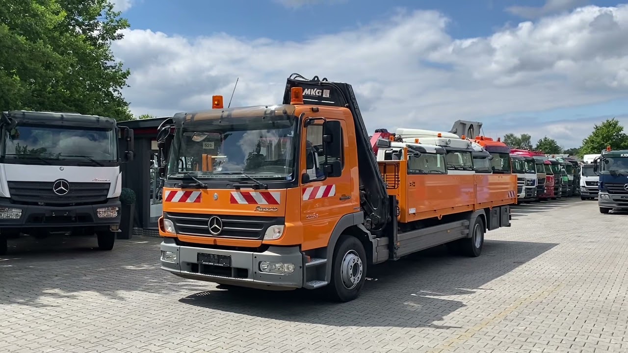 Mercedes Benz Atego 1324 mit MKG 116 Ladekran