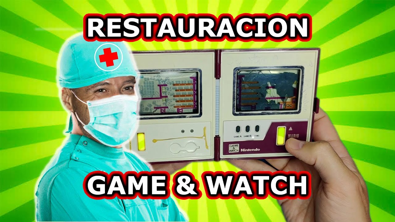 REPARACION PANTALLA GAME AND WATCH MARIO BROS