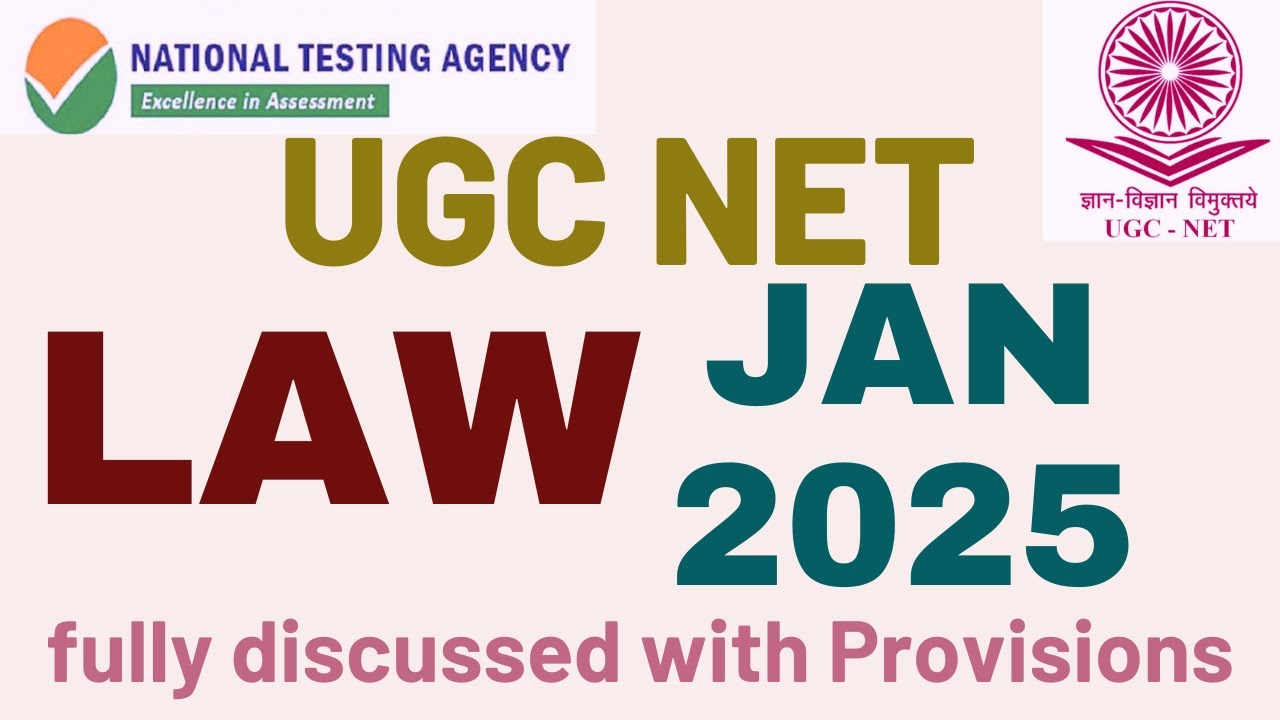 UGC NET  JAN 2025 - LAW PAPER  - UGC NET DEC 2024 CYCLE - Fully Discussed