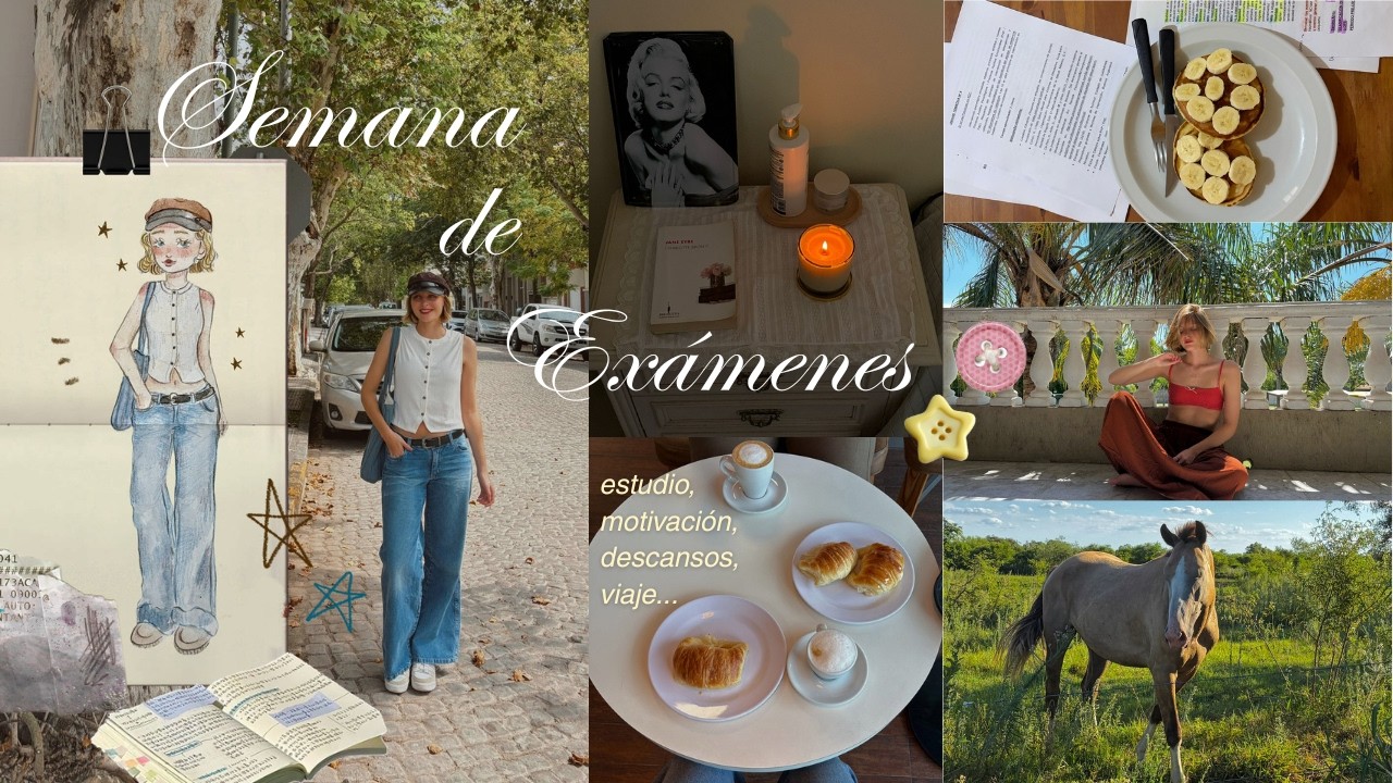 Cómo sobrevivo a una semana de exámenes (sin dejar de vivir) 🌿📚 estudio, yoga y una escapada al río
