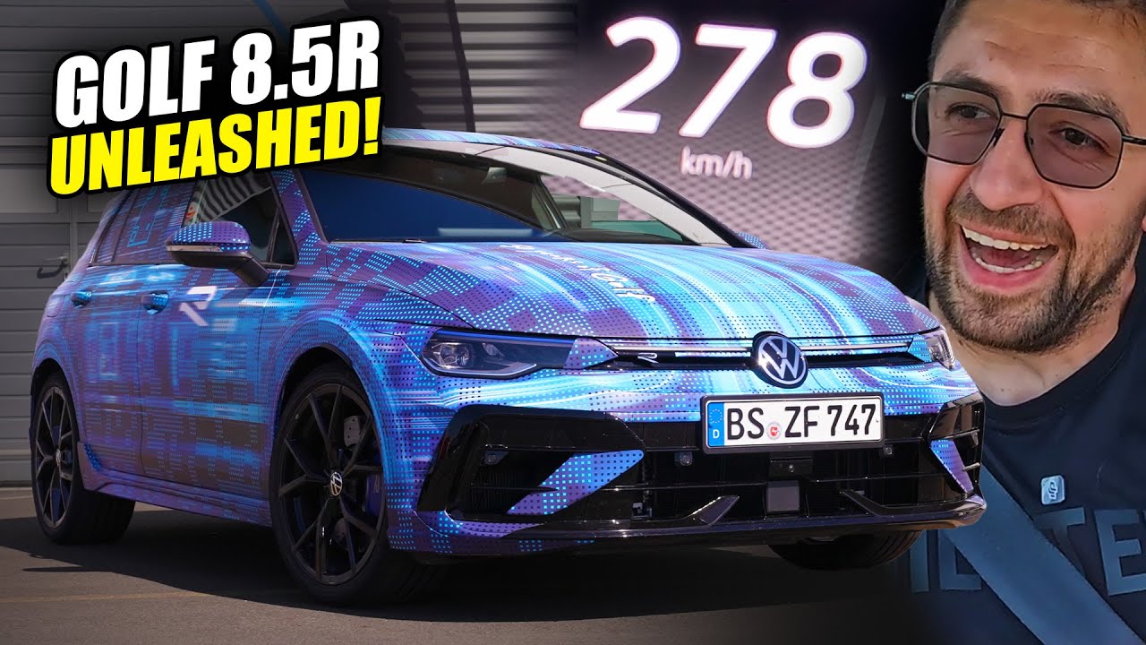 FULL SEND! NEW VW Golf 8.5 R! Autobahn, Drift & Track!