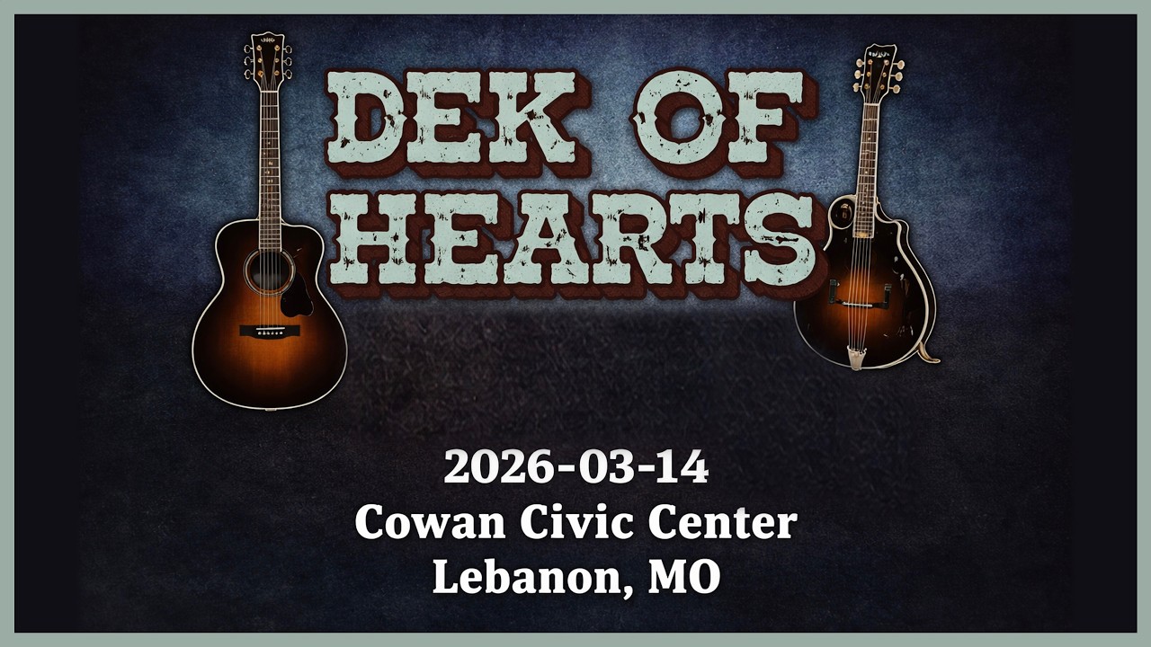 👉 DEK of Hearts ♡ LIVE • Full Set (Audio Only) • 2026 • Cowan Civic Center (Lebanon, MO)