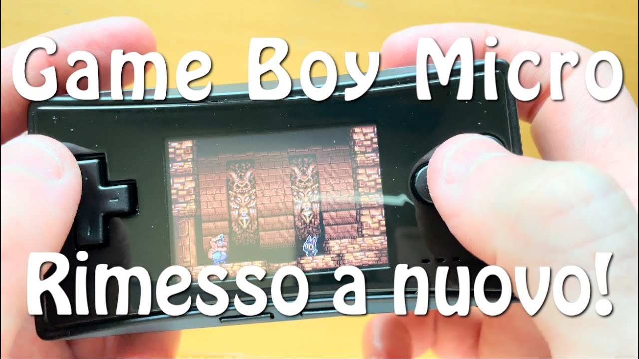 Game Boy Micro: Rimettiamolo a NUOVO!
