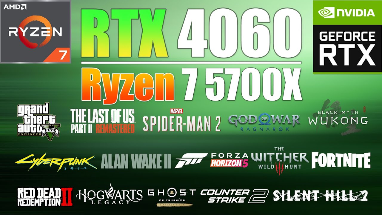 RTX 4060 + Ryzen 7 5700X : Still Worth in 2025? 15 Games Tested