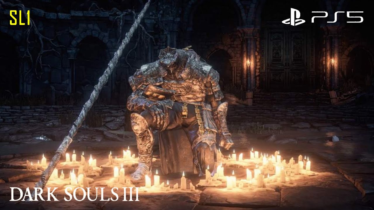 Dark Souls 3 - SL1 - Czempion Gundyr bez levelowania - Champion Gundyr (Boss Fight)