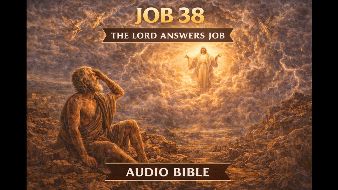📖 Job 38 (Audio Bible) | God Speaks from the Storm, Human Wisdom Silenced