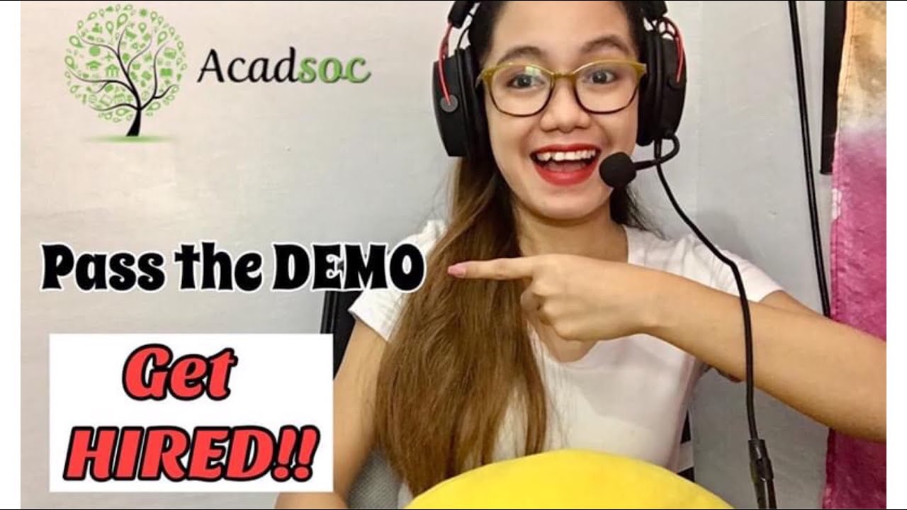 TOP 10 tips to PASS your DEMO in ACADSOC by Guela