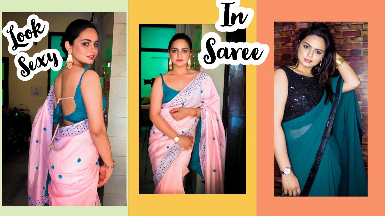 साड़ी में Sexy केसे लगें? | Latest Saree Design 2020 +Haul Vastraqueen #onlinesareehaul