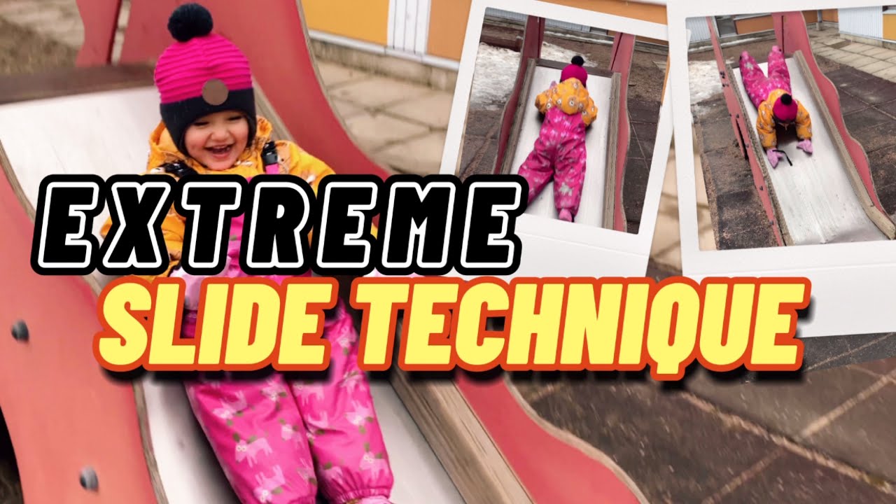 TODDLER’S EXTREME SLIDE TECHNIQUE | THE NOMMIKS - VLOG #17