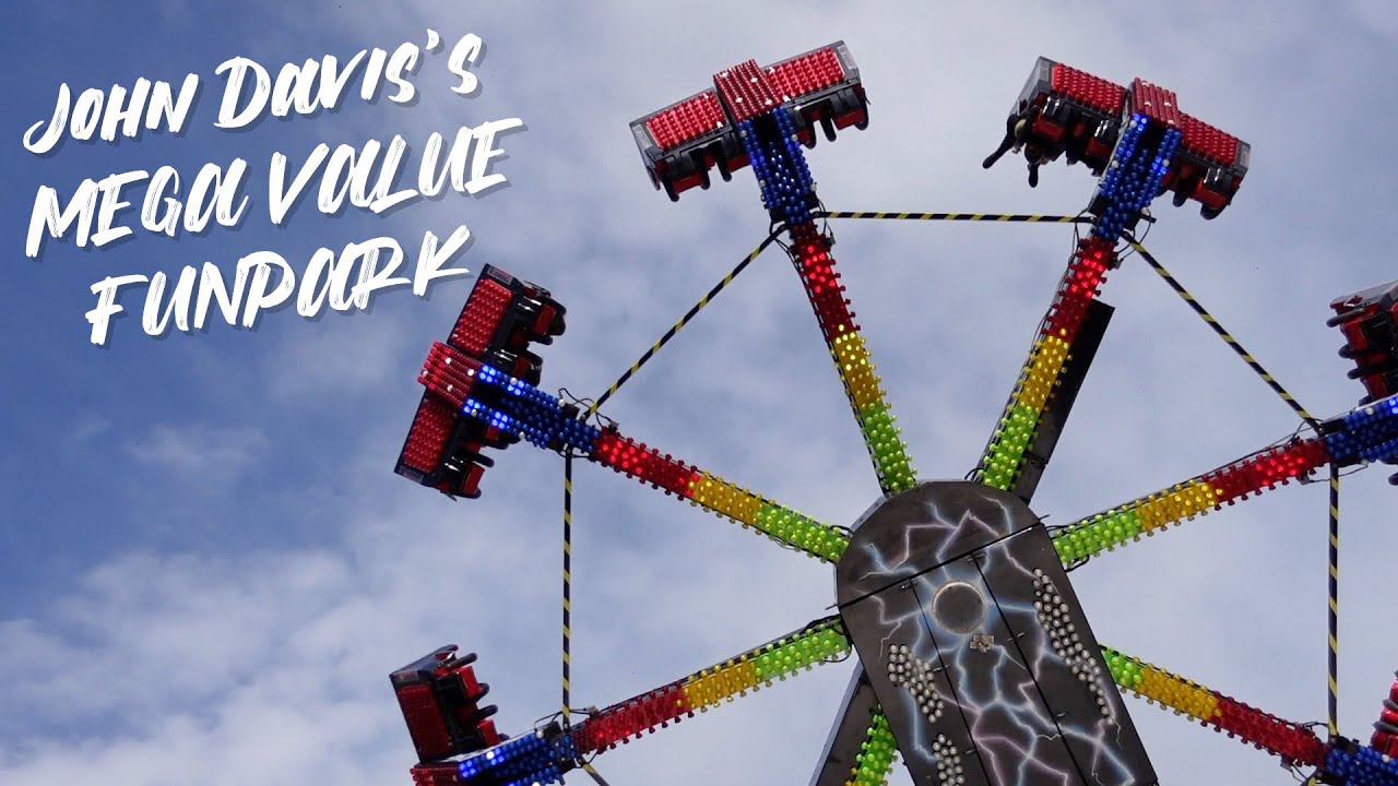 Epsom FunPark Vlog 2022 - John Davis's MEGA VALUE Fun Fair - Refurbished Freak Out