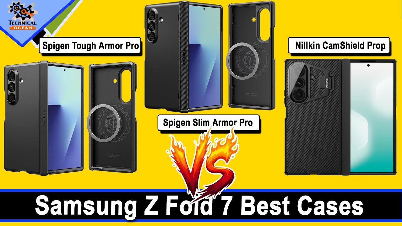 Spigen Tough Armor Pro 🔥VS🔥 Slim Armor Pro 🔥 VS🔥Nillkin CamShield Prop for Samsung Galaxy Z Fold 7