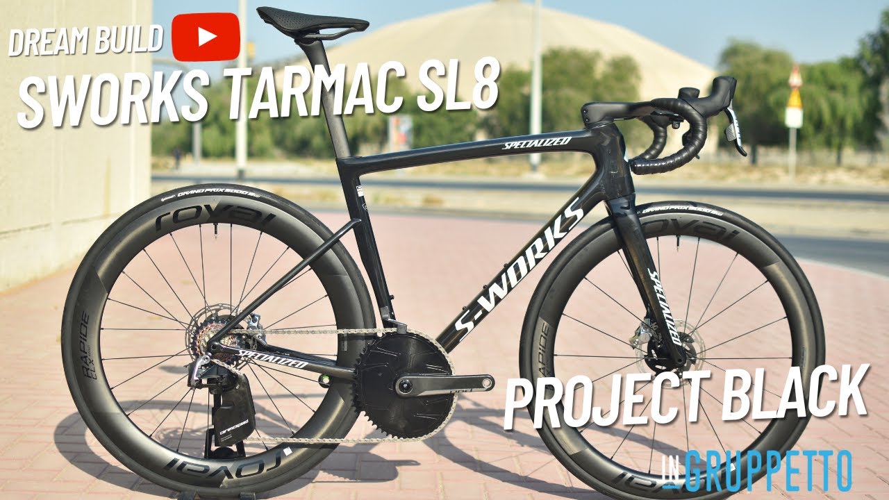 DREAM BUILD | SWORKS TARMAC SL8 PROJECT BLACK| SRAM RED AXS | ROVAL RAPIDE WHEELSET | ALUGEAR
