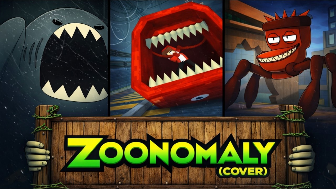 The Bloop vs Infected Sky vs Sprunki Toilet Eater vs Train Eater | Zoonomaly Tiles Hop Battle