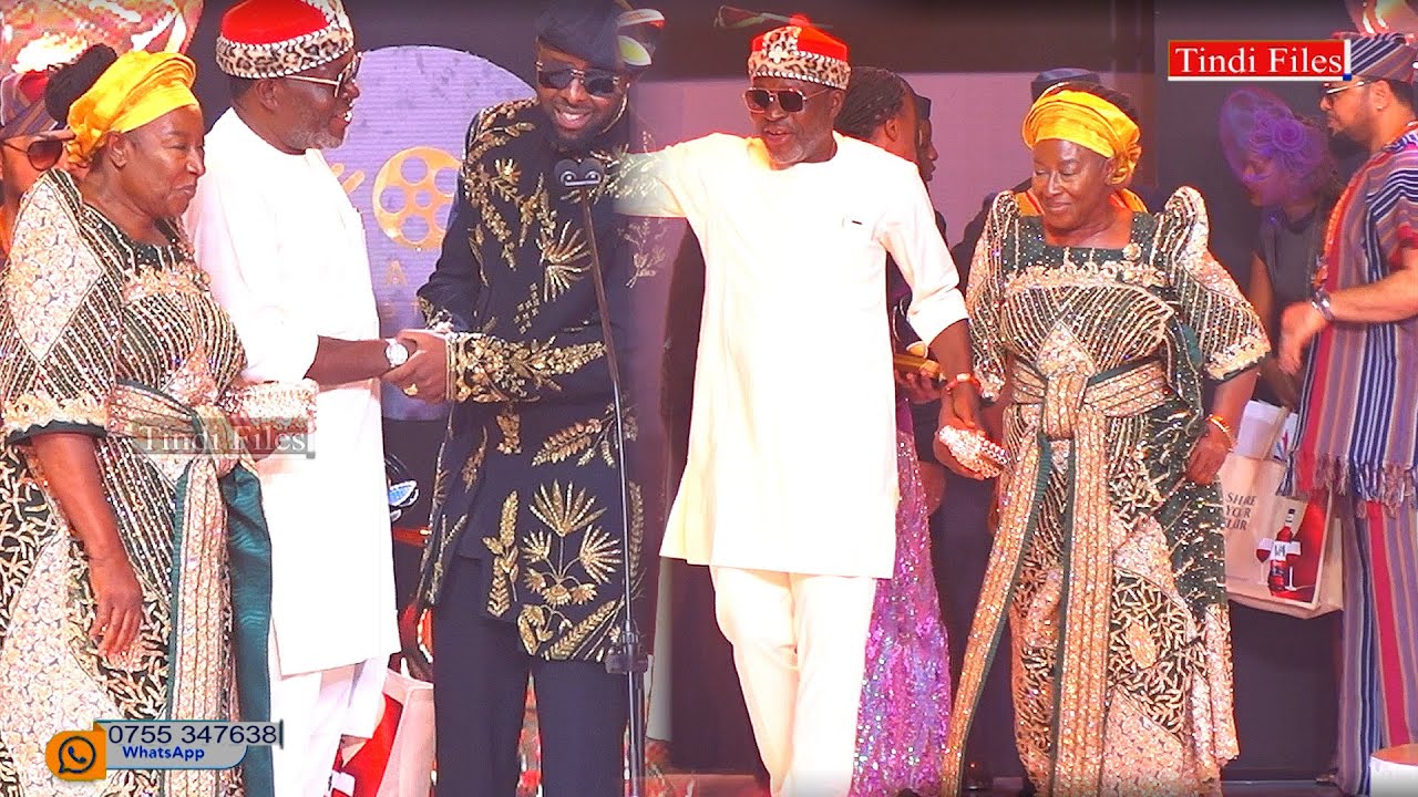 Nigerian Legendary Film Stars Patience Ozokwor (Mama G) And Kanayo O Kanayo Awarded In Uganda
