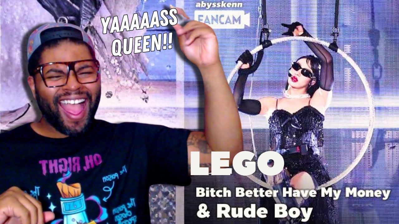 LYKN Lego - Bitch Better Have My Money/Rude Boy (#LYKNConcert Fancam) | РЕАКЦИЯ