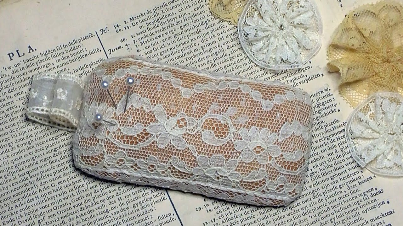 Создание красивой игольницы с участием Lavish Laces