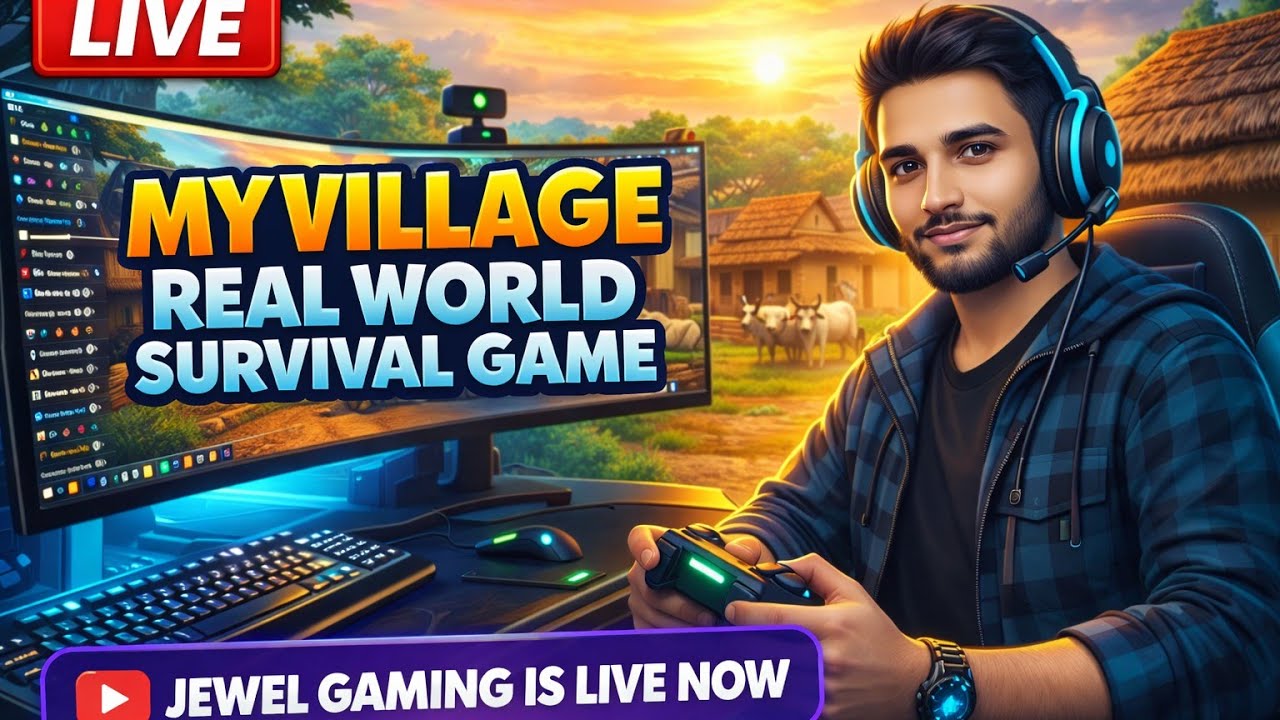 Jewel gameing  is live real world survival game just like GTA gameplay real world #game #gaming