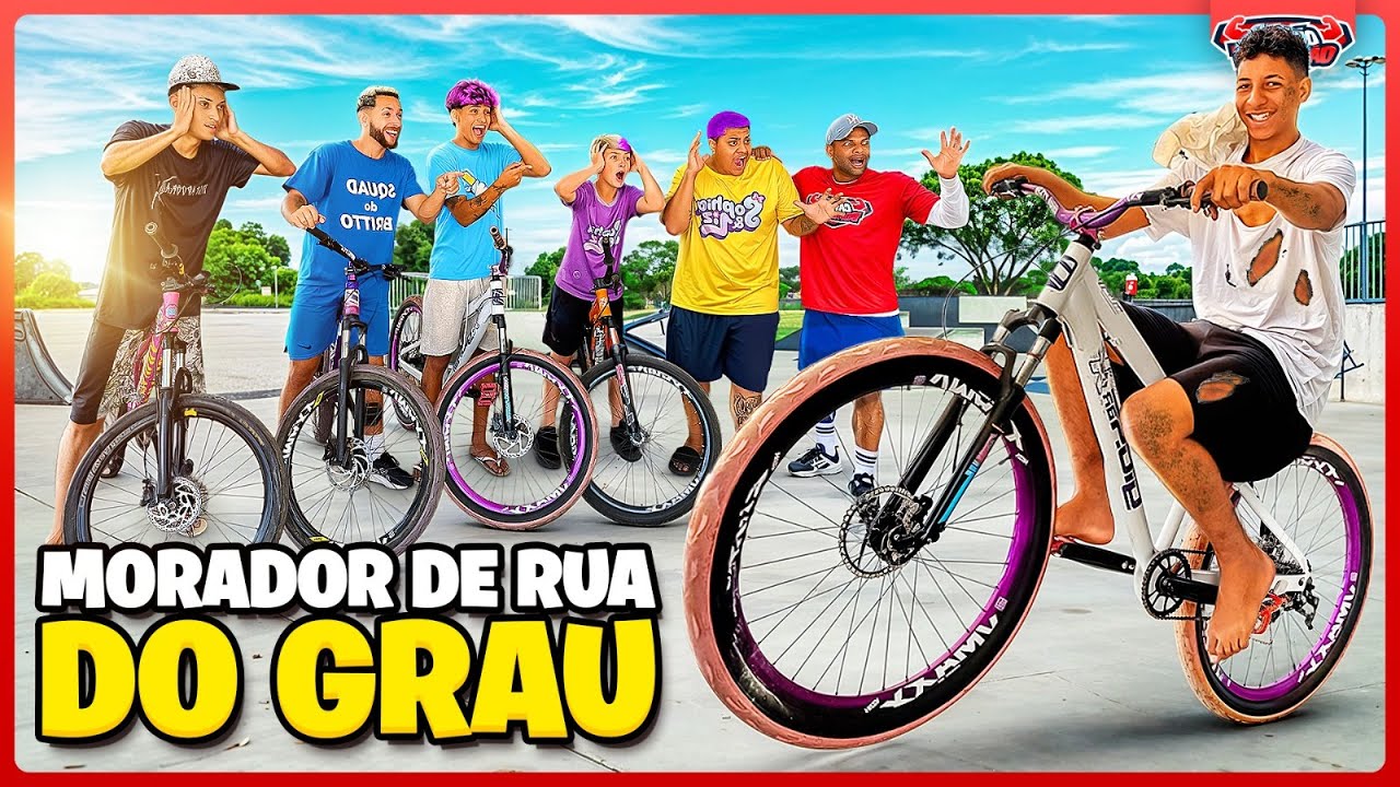 ENCONTREI UM MORADOR DE RUA DO GRAU NO CAMPEONATO DE GRAU DE BIKE !