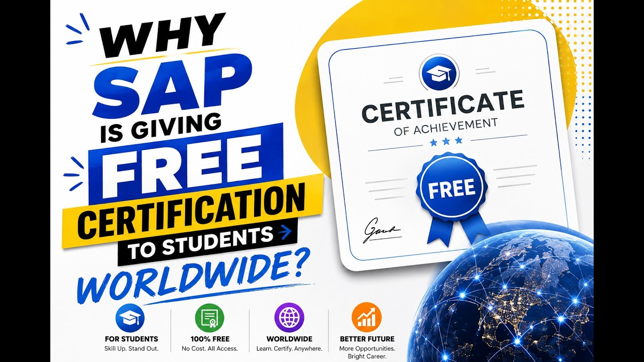 Почему SAP бесплатно раздает сертификаты студентам по всему миру? Стратегия, о которой никто не г...