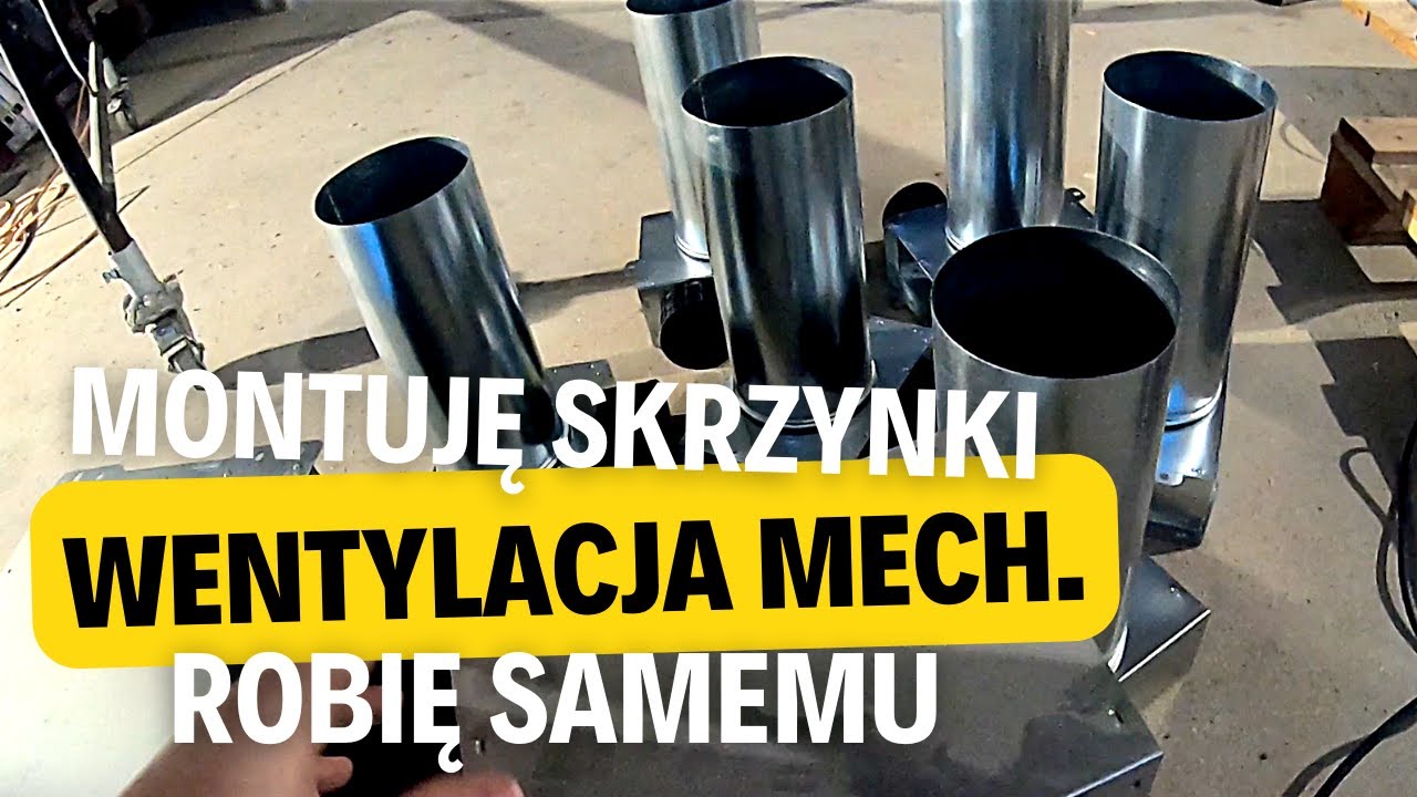 138. Montaż skrzynek rozprężnych. Rekuperacja WENTYLACJA MECHANICZNA jak zrobić samemu