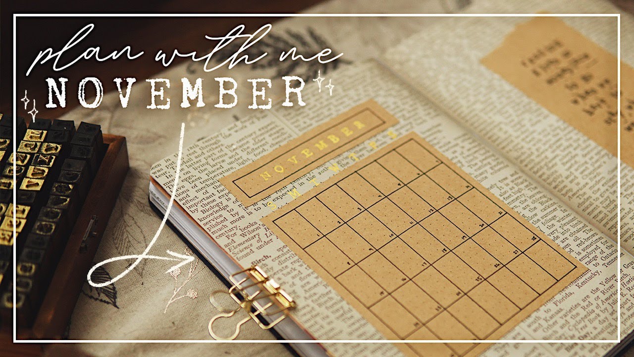 Plan With Me November 2020 | Bullet Journal Set Up