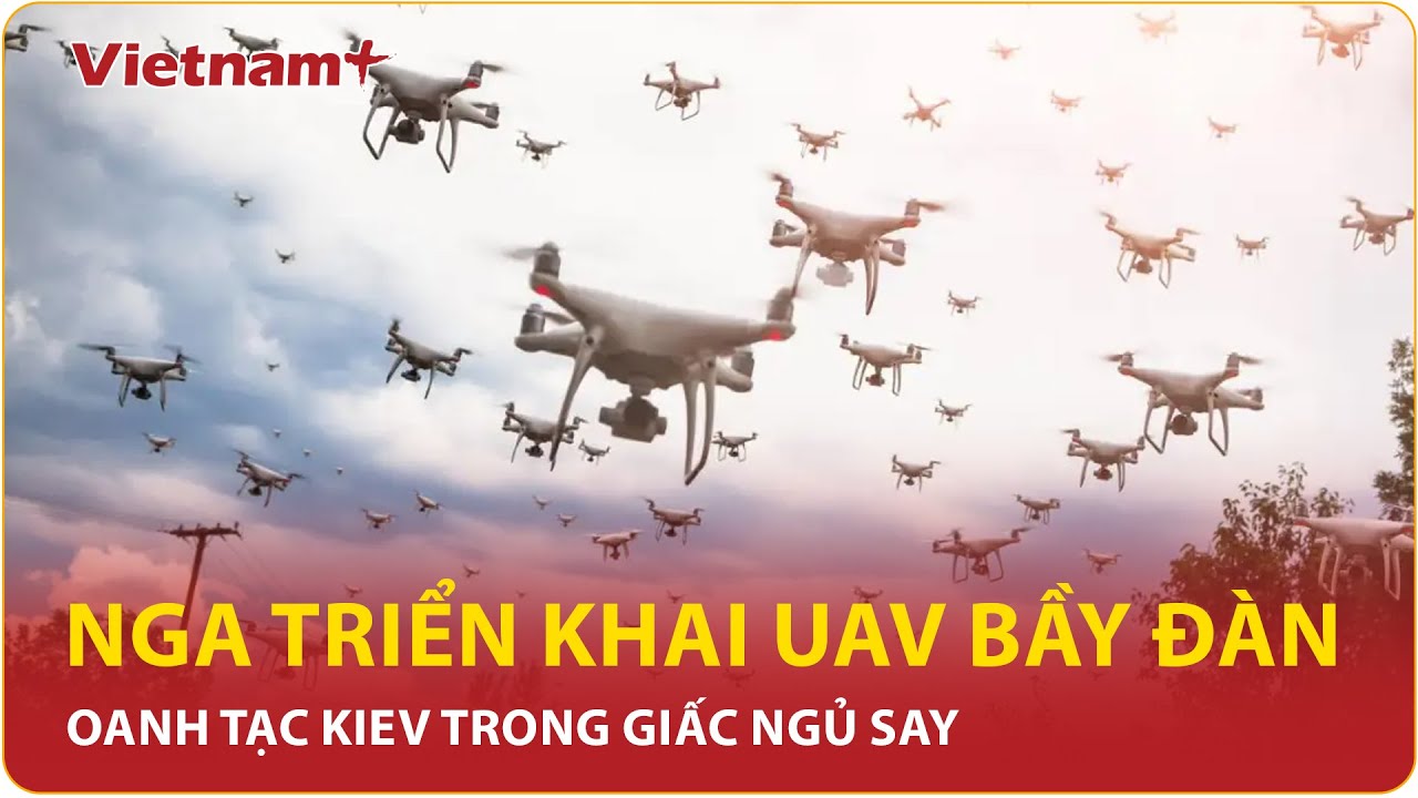 Thủ đô Kiev quằn quại đau đớn, hứng mưa UAV Nga ngay sáng tinh mơ | VNP