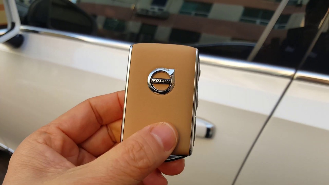 VOLVO S90 리모컨키 사용방법