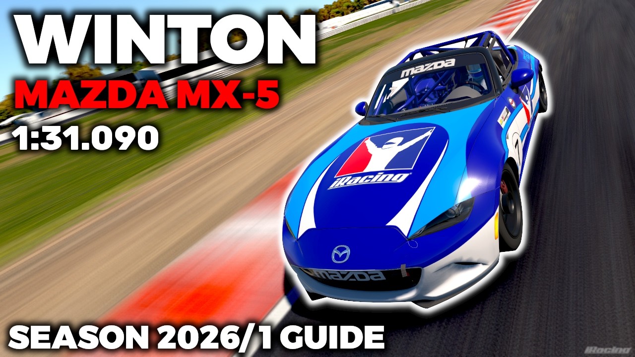 iRacing Guide MX5 Winton National Raceway FIXED Setup - 1:31,090