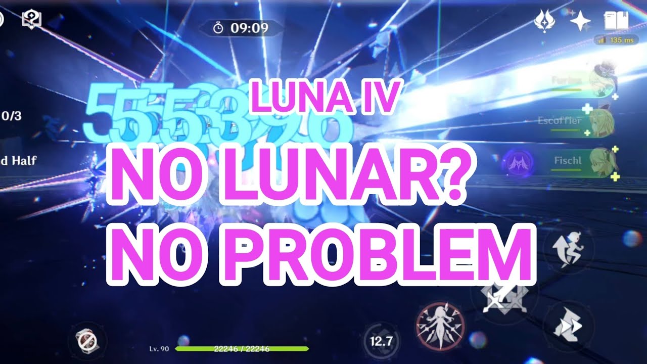 LUNA IV SPIRAL ABYSS RUN, NO LUNAR REACTION NEEDED 