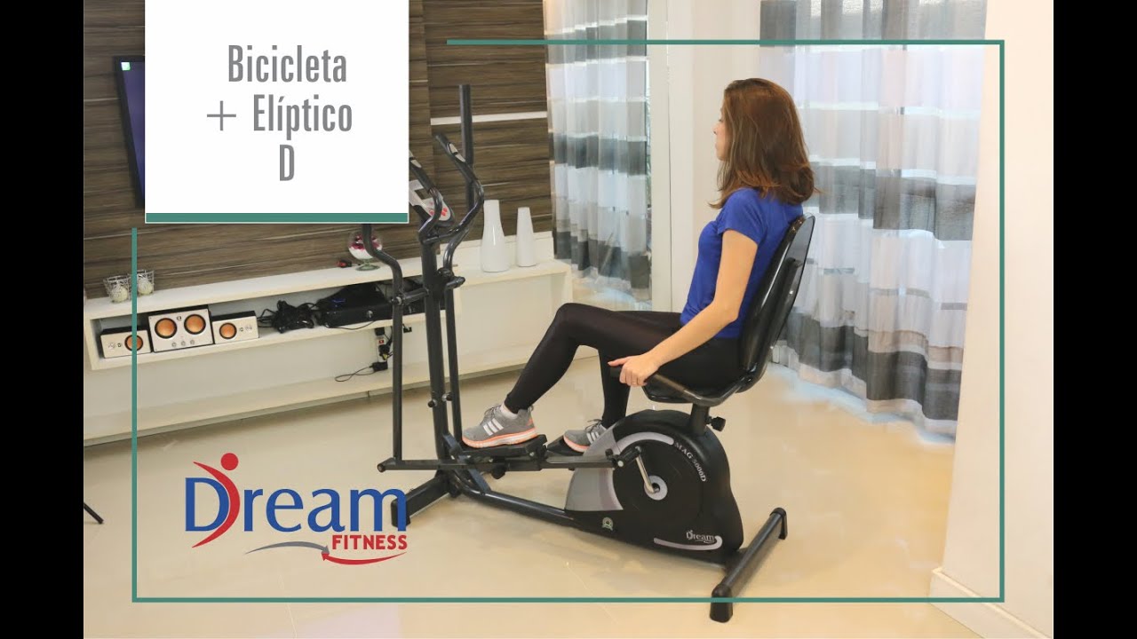 Bicicleta Ergom&eacute;trica + El&iacute;ptico - Modelo D (Dream Fitness)