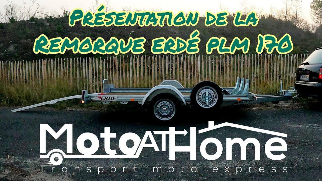 REMORQUE ERDÉ PLM 170 - CREATION DE MOTO AT HOME
