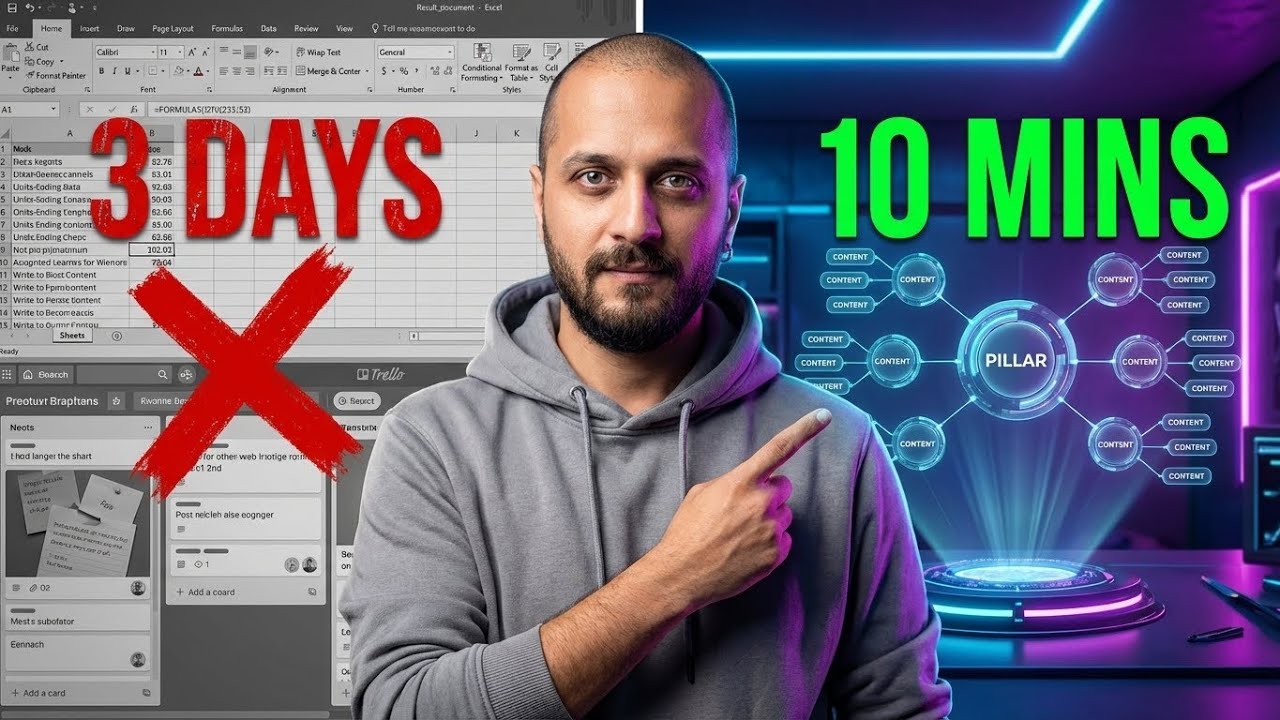 How to Build SEO Topic Cluster with AI in 10 Minutes (Gemini Workflow)