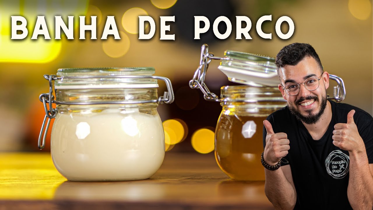 COMO FAZER BANHA DE PORCO CASEIRA