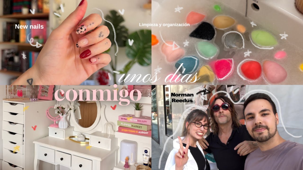 Limpiando y organizando mi Makeup 💄 | uñitas 💅🏼 | conocemos a Norman Reedus 😧 | vlog || Mayiyi ♡
