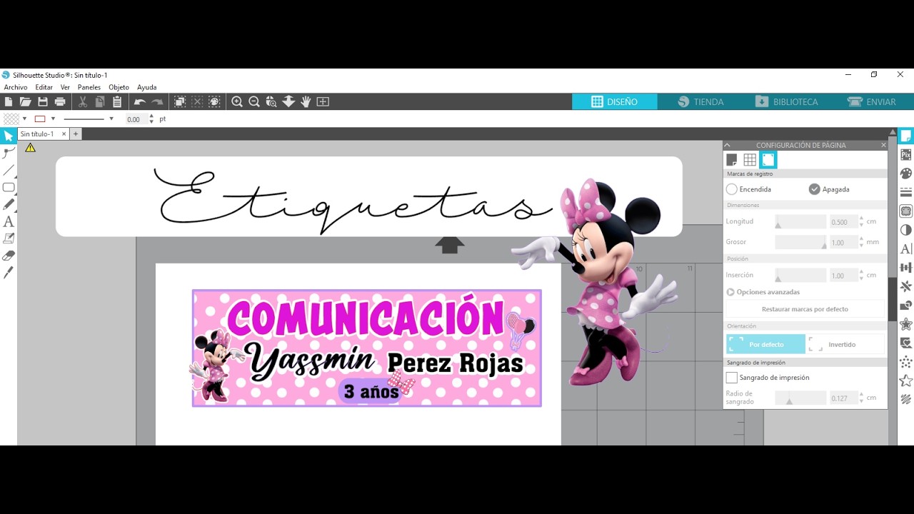 DISEÑA TU ETIQUETA EN SILHOUETTE STUDIO