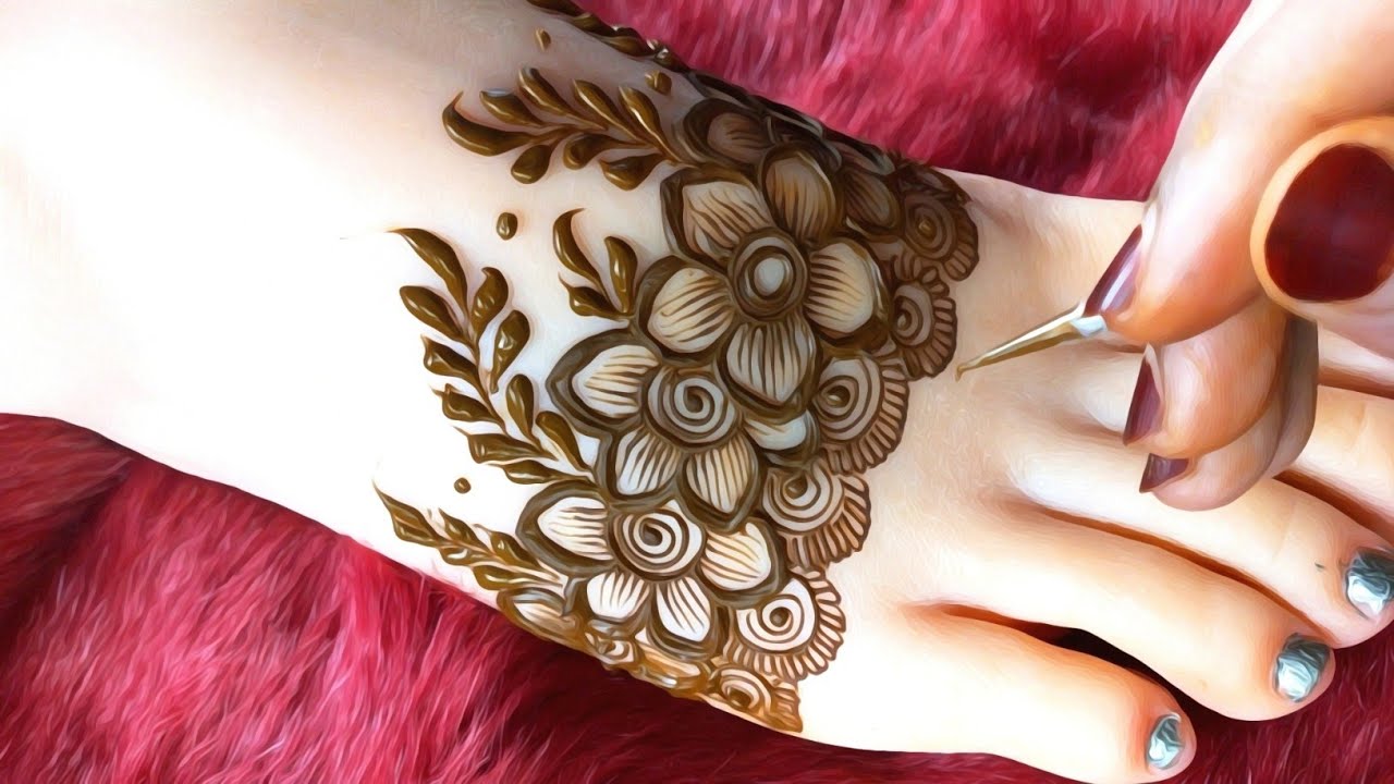 Very beautiful feet 👣 mehndi design | Teej special Mehndi | mehndi ka design |mehndi design | Mehndi