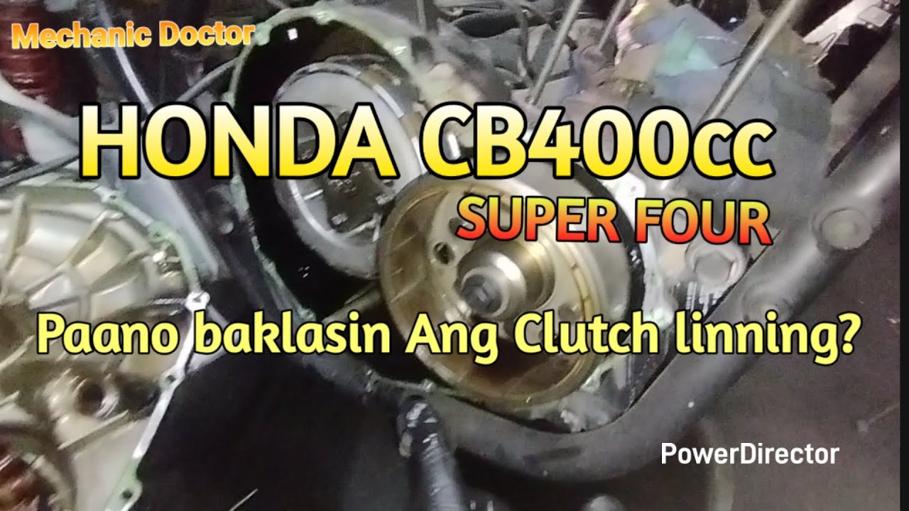 HONDA CB400cc Paano nga ba baklasin Ang Clutch linning?