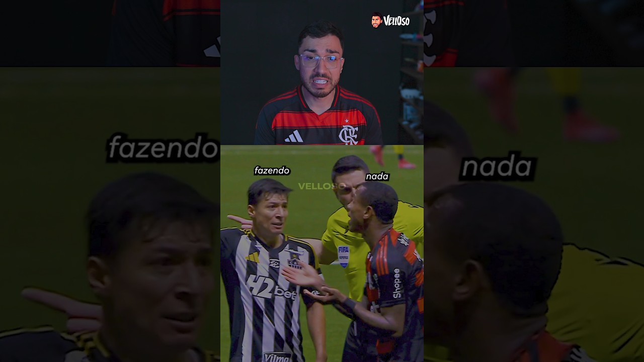 Leitura labial do Wallace Yan e o Allan Franco discutindo no jogo do Atl&eacute;tico MG vs Flamengo