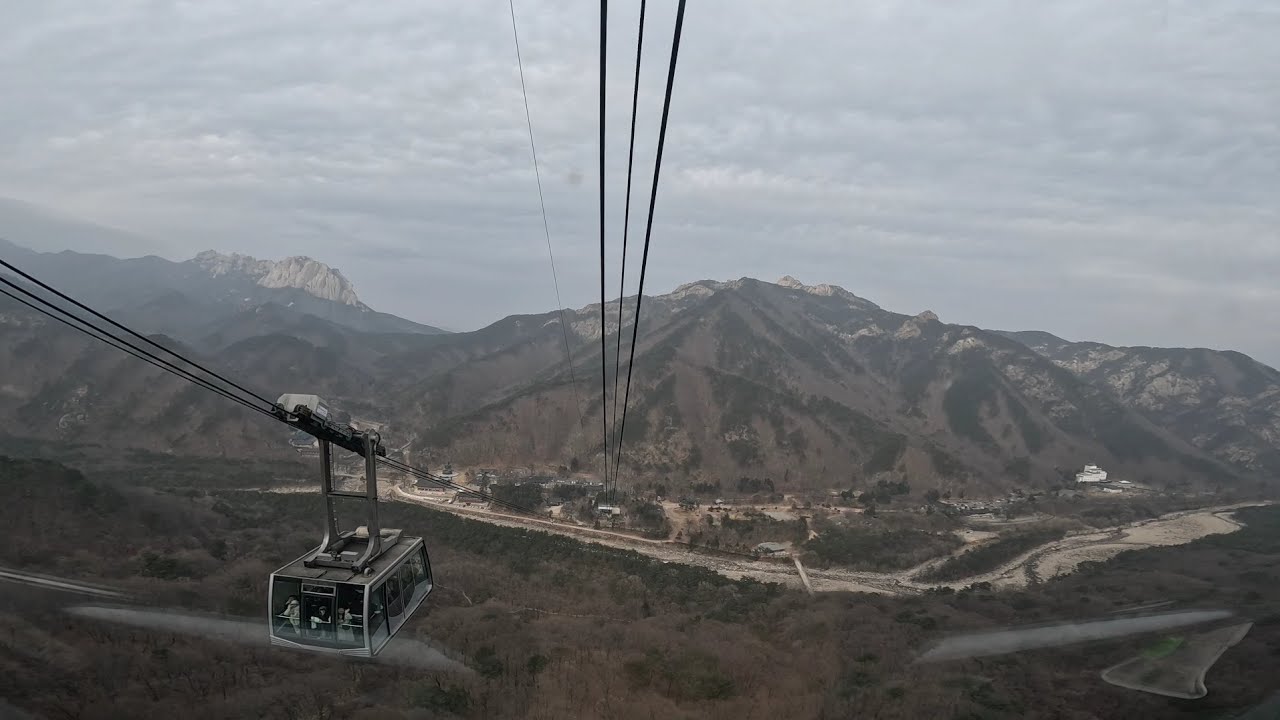 속초 설악케이블카 탑승영상 - Sokcho Seorak Cable Car Ride Video