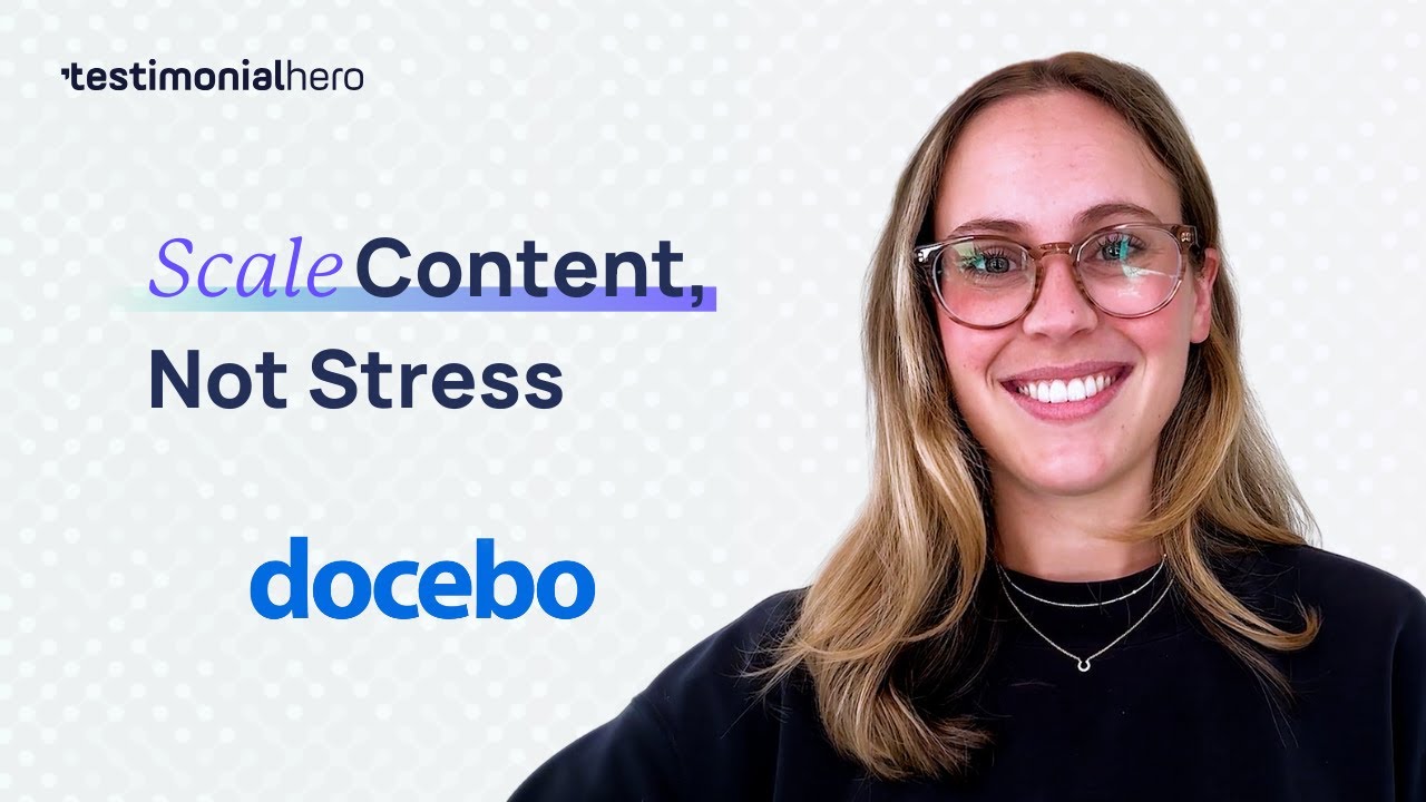 How Docebo Saved Hours Producing High-Quality Video Testimonials
