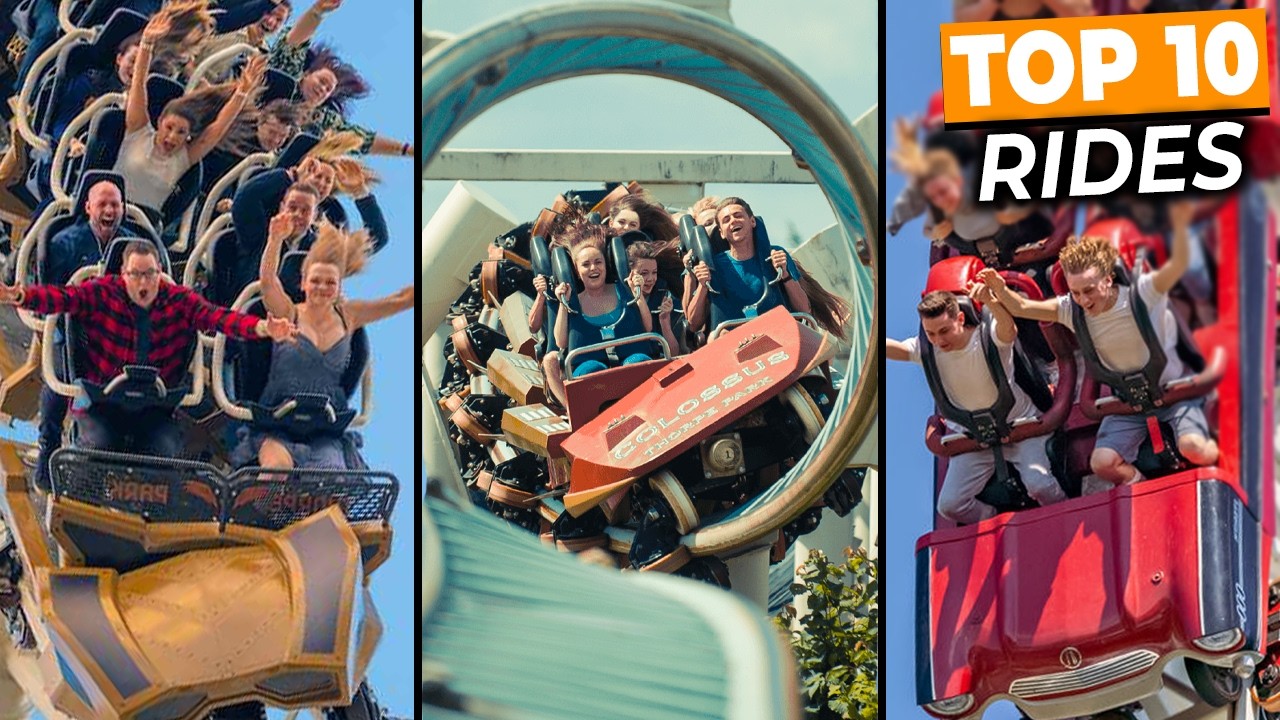 Top 10 Best Rides at THORPE PARK - 2024!