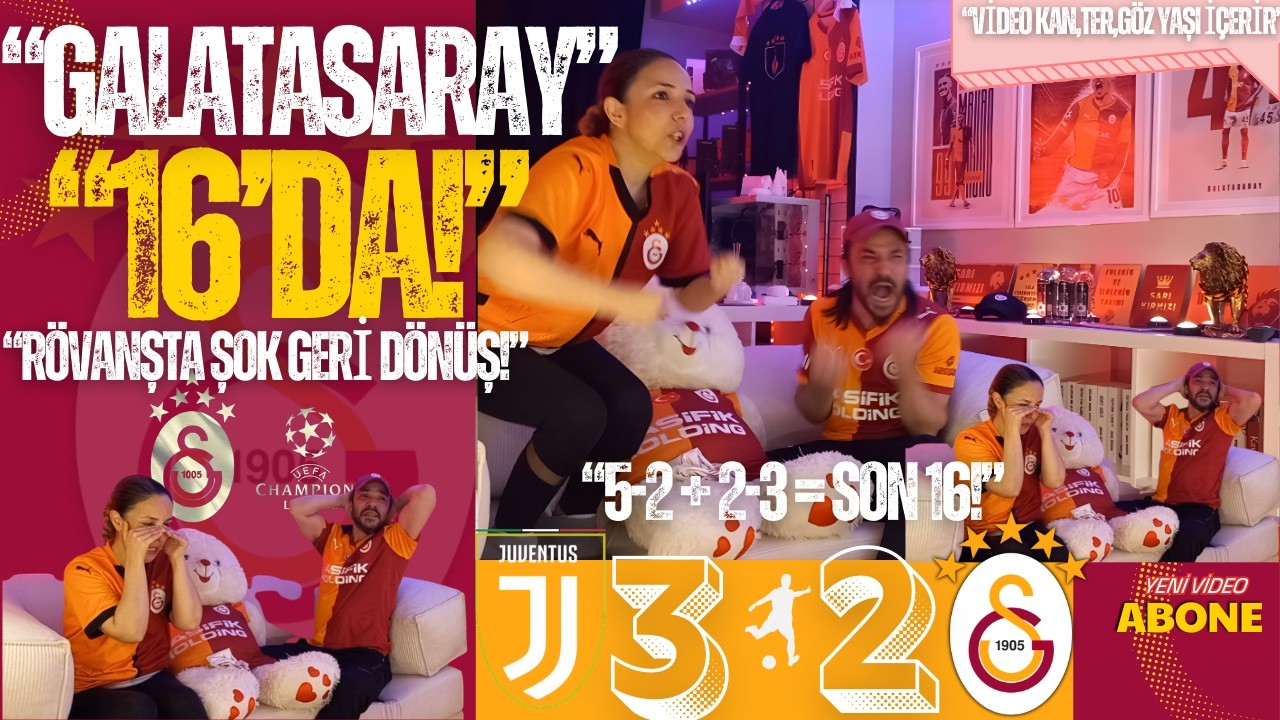 “Juventus Geri Döndü Ama Yetmedi! Galatasaray 7-5’le DEVLER LİGİNDE! 🏆🔥”
