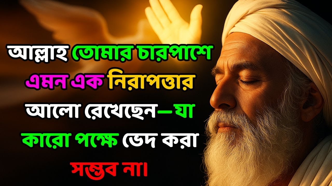 আল্লাহ তোমার চারপাশে এমন এক নিরাপত্তার আলো রেখেছেন—যা কারো পক্ষে ভেদ করা সম্ভব না।