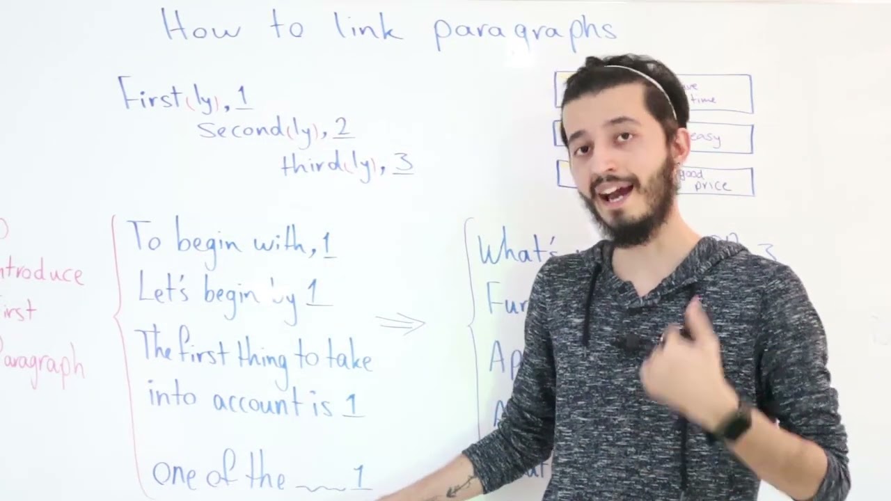How to link paragraphs