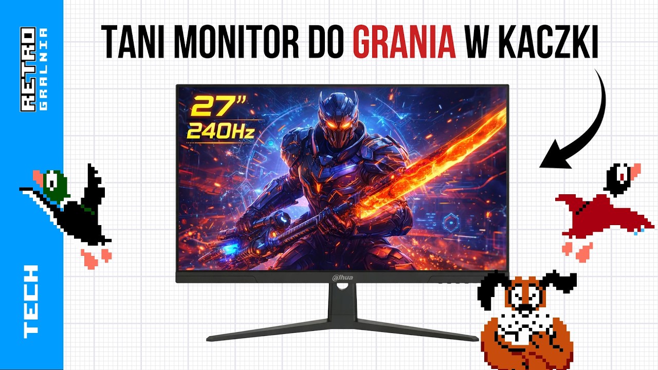 🖥️ Monitor Dahua DHI-LM27-E241B - budżetowe 240 Hz