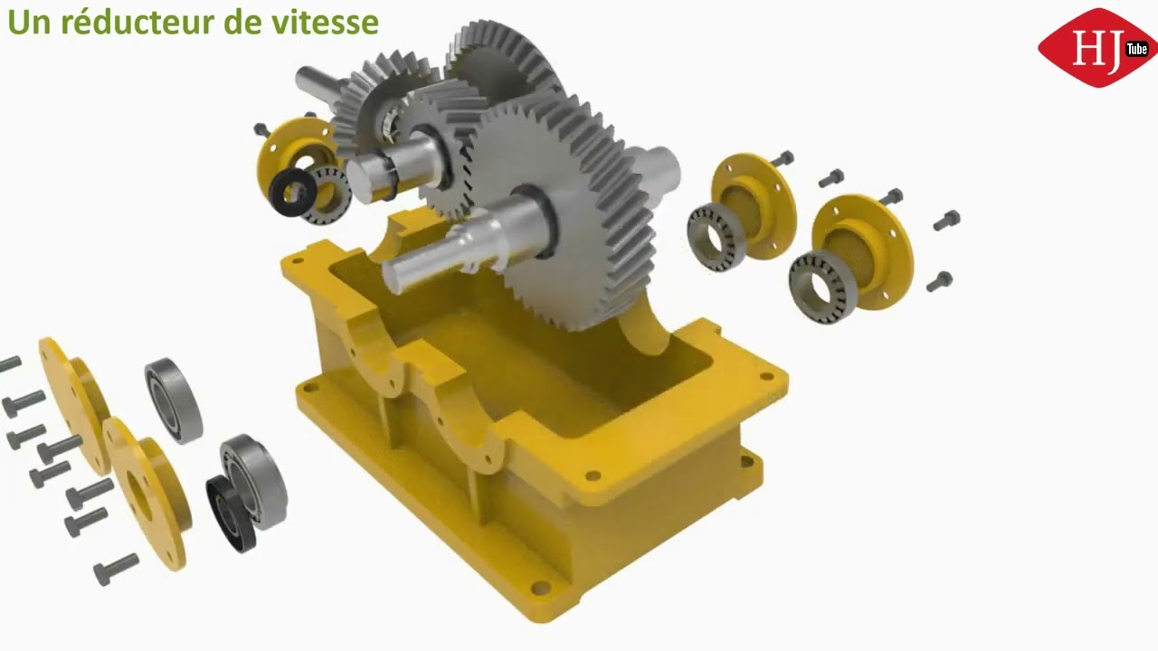#Réducteur  de #vitesse à #engrenages